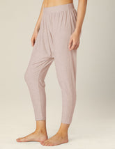 beige drop crotch pant